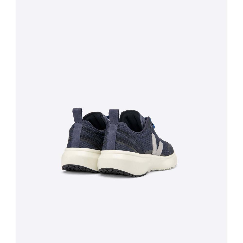 Veja CANARY ELASTIC LACE Kids' Running Shoes Blue | CA 719CTV